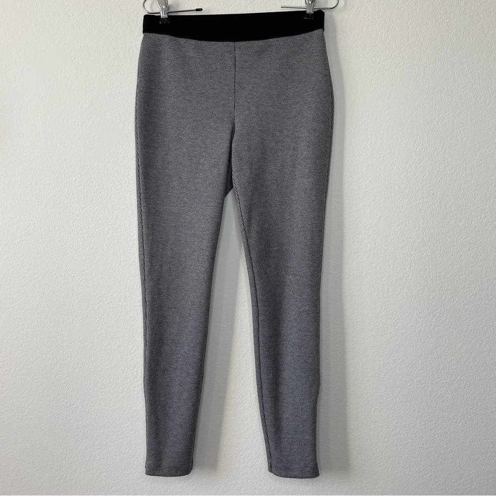 Talbots Soho Micro Houndstooth Print Leggings